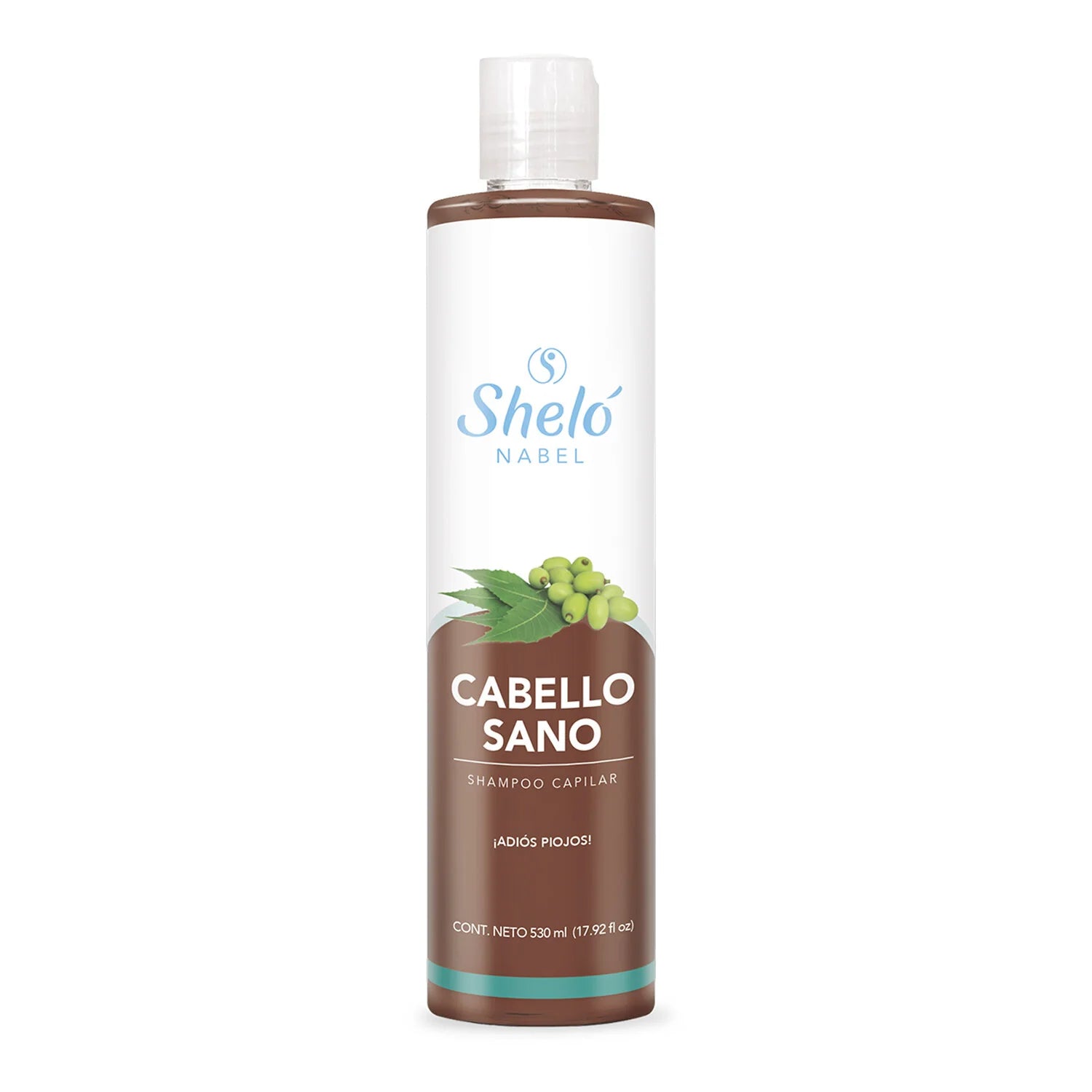 Shelo Nabel Healthy hair shampoo -  Ayuda a mantener el cabello libre de piojos, proporcionando brillo y sedosidad. 530 Ml 17.92 fl Oz.