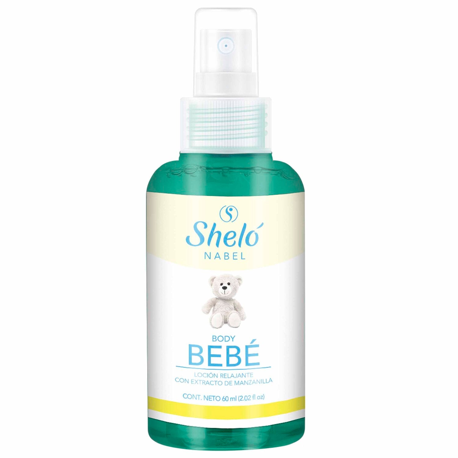 Shelo Nabel Baby body mist -  60. Ml 2.02 fl oz Con extracto natural y manzanilla